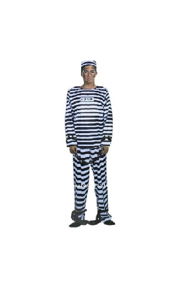 Halloween Costume Handsome Prisoner