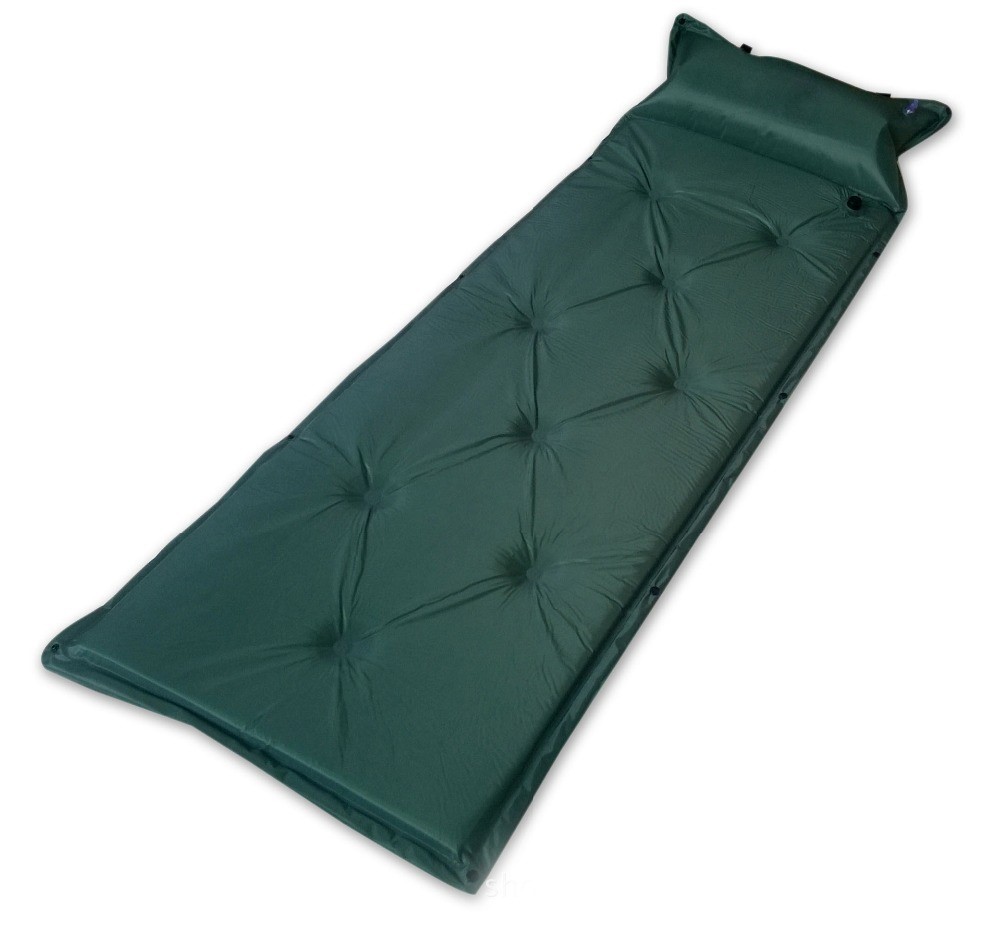 Outdoor Camping Sleeping Mat with Inflatable Cushion | Redeem Source
