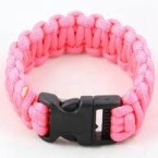Survival bracelet – pink