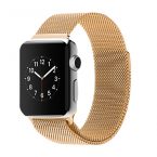 apple watch woven band – gold